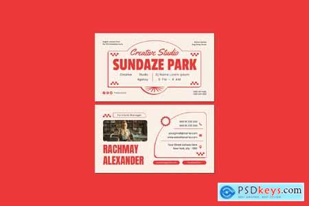 Creative Sundaze Park Business Card