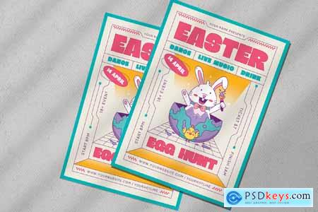 Easter Egg Hunt Flyer 8TCETTX