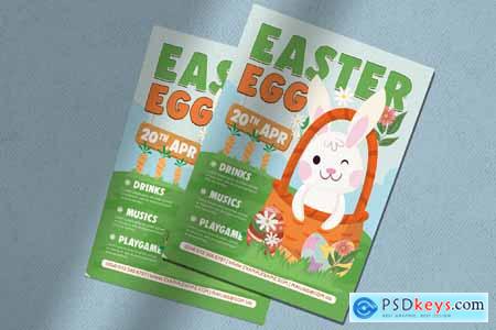 Easter Flyer Template BXRWCRB