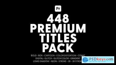 Premium Titles Pack for Premiere Pro 38893922