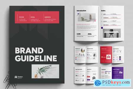 Creative Brand Guideline Book Template