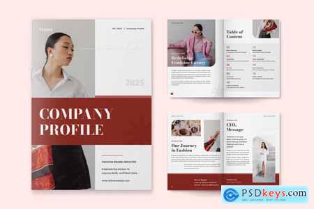 Luxury Fashion Business Company Profile Brochure