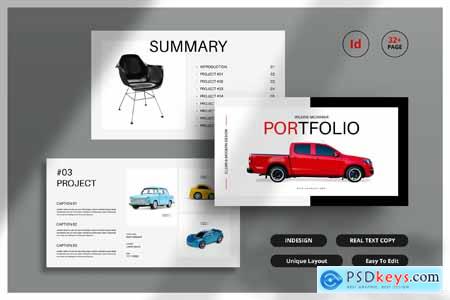 InDesign Digital Portfolio Template