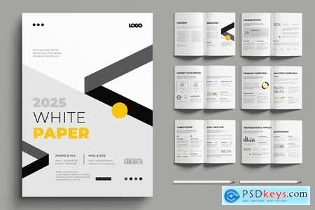 White Paper Brochure Template