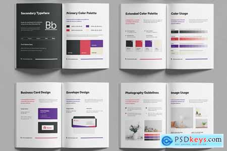 Creative Brand Guideline Book Template