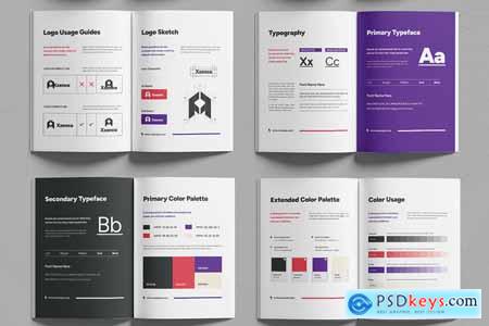 Creative Brand Guideline Book Template