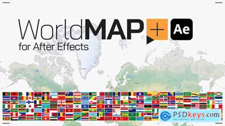 World Map Plus for After Effects 57278503