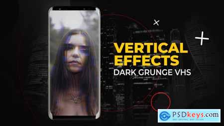 Vertical Dark Grunge VHS Effects After Effects 57277568