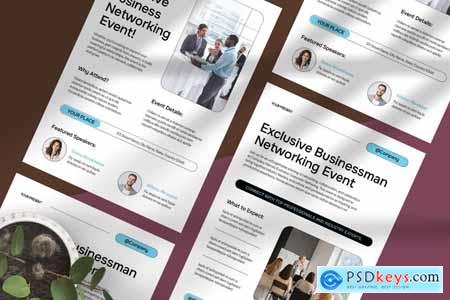 Minimalist Business Event Flyers
