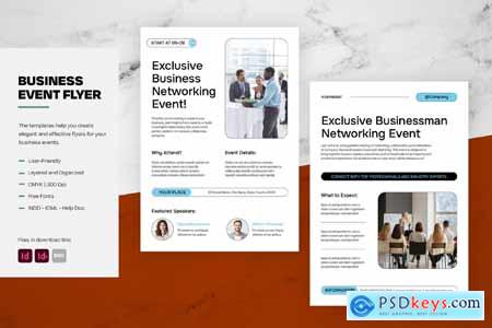 Minimalist Business Event Flyers