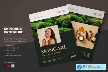 Green Minimalist Skincare Brochure
