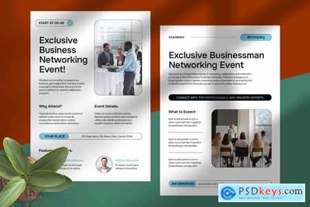 Minimalist Business Event Flyers