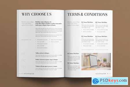 Service & Pricing Guide Template