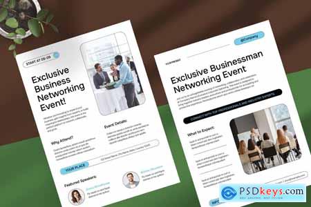 Minimalist Business Event Flyers