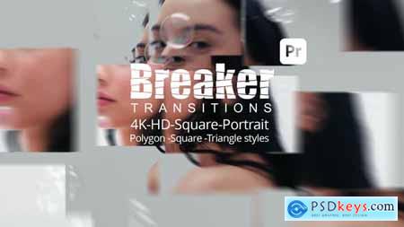 Breaker Transitions For Premiere Pro 57666342
