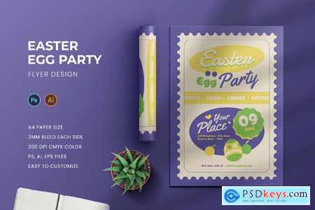 Easter Egg Party Flyer
