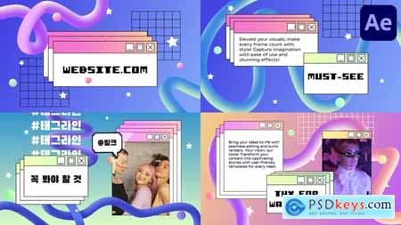 Pop Up Pixel Slides for After Effects 57692299