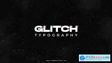 Glitch Typography Titles AE 57681768