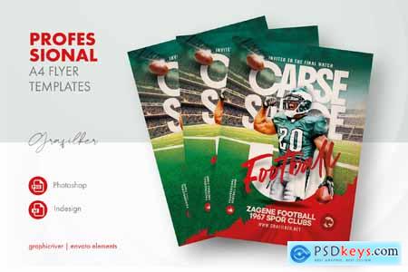 Football Team Flyer Templates
