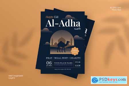 Happy Eid Adha - Flyer Set