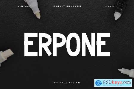 Erpone - Marker Display Font