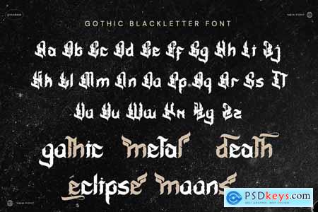 Meviat Gothic - Gothic Blackletter Font