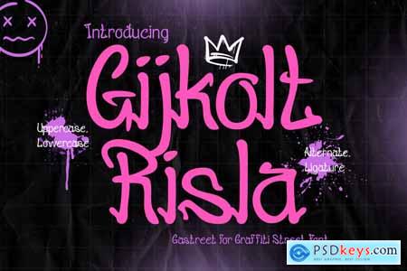 Gijkolt Risla - Street Graffiti Font