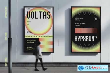 Bioka Mono  Futuristic Monospace Display Font