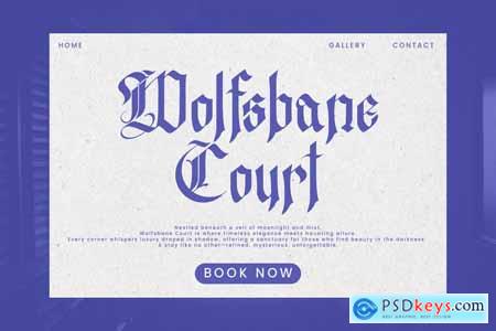 Westend Ridge - Blackletter Gothic Family Font