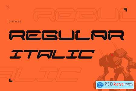 Zirox Cyberpunk - Branding Logo Font