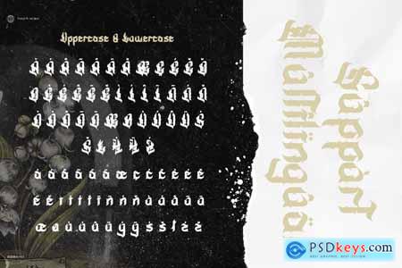 Meviat Gothic - Gothic Blackletter Font