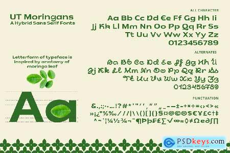 Moringans - A Hybrid Sans Serif Font