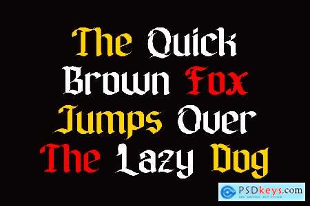 Clawed - Gothic Blackletter Font