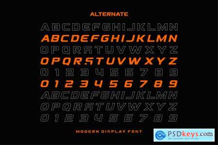 Shor Bund - Modern Display Font