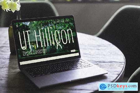 Hilligon - An Elegant Condensed Font