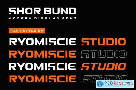 Shor Bund - Modern Display Font