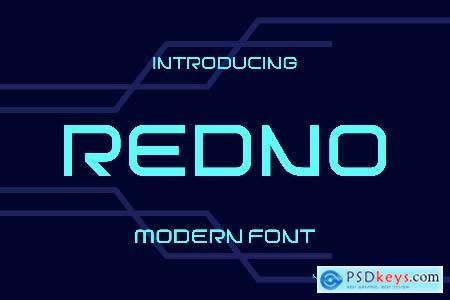 Redno - Modern Font