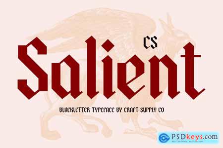 Salient  Blackletter Font