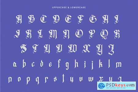 Westend Ridge - Blackletter Gothic Family Font