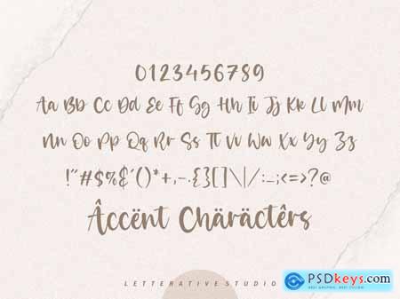 Misty Cotton - Modern Calligraphy Logo Font