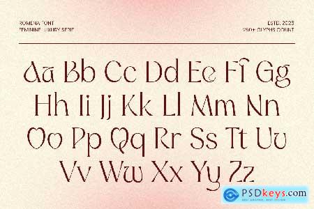 Romena - Feminine Luxury Serif Font