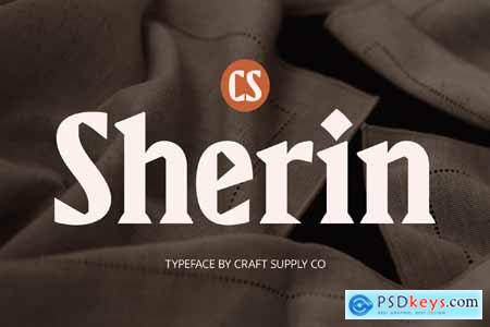 Sherin  Bold Font