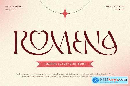 Romena - Feminine Luxury Serif Font