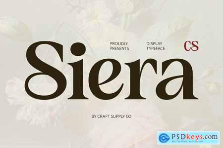 Siera  Art Nouveau Font