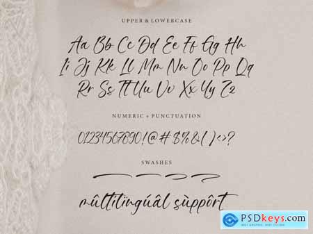 Handbreak - Modern Handwritten Logo Font