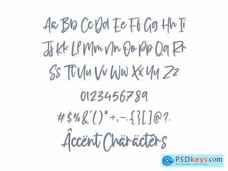 Musicalina - Modern Handwritten Logo Font
