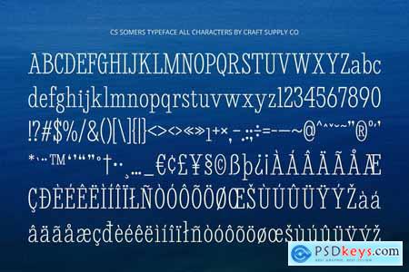 Somers  Condensed Font