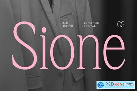 Sione  Condensed Font