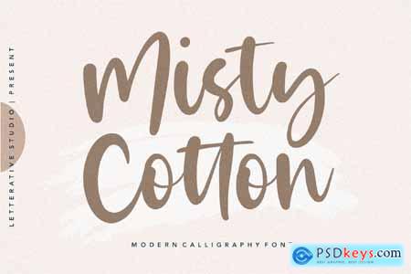 Misty Cotton - Modern Calligraphy Logo Font