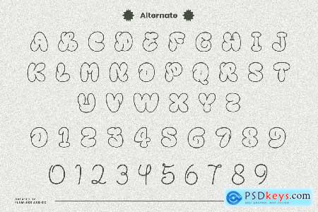 Round Dead- Mix Combination Font